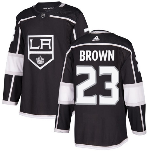 Adidas Men Los Angeles Kings #23 Dustin Brown Black Home Authentic Stitched NHL Jersey